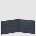 Men's Leather Wallet with Coin Pocket and 4 Card Slots