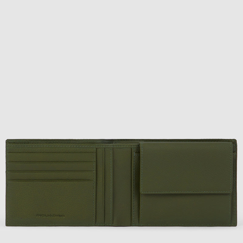 Men’s wallet in recycled fabric