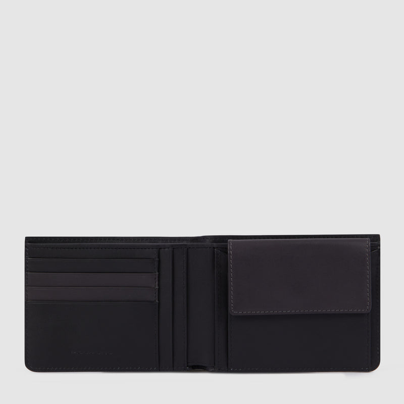 Men’s wallet with coin pocket