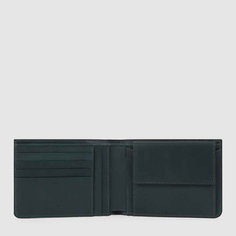 Men’s wallet with coin pocket