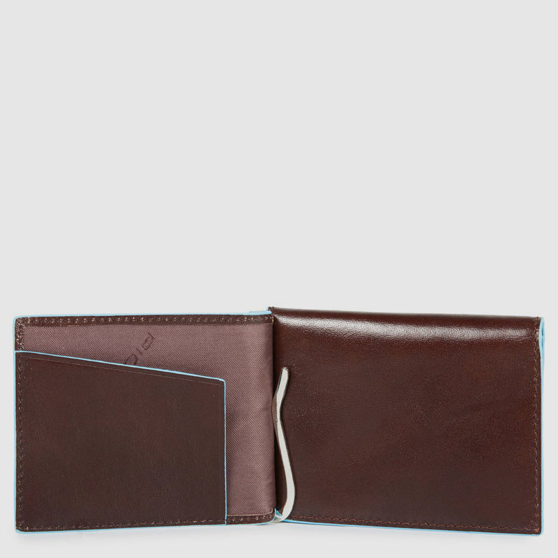 Men’s vertical wallet with money clip