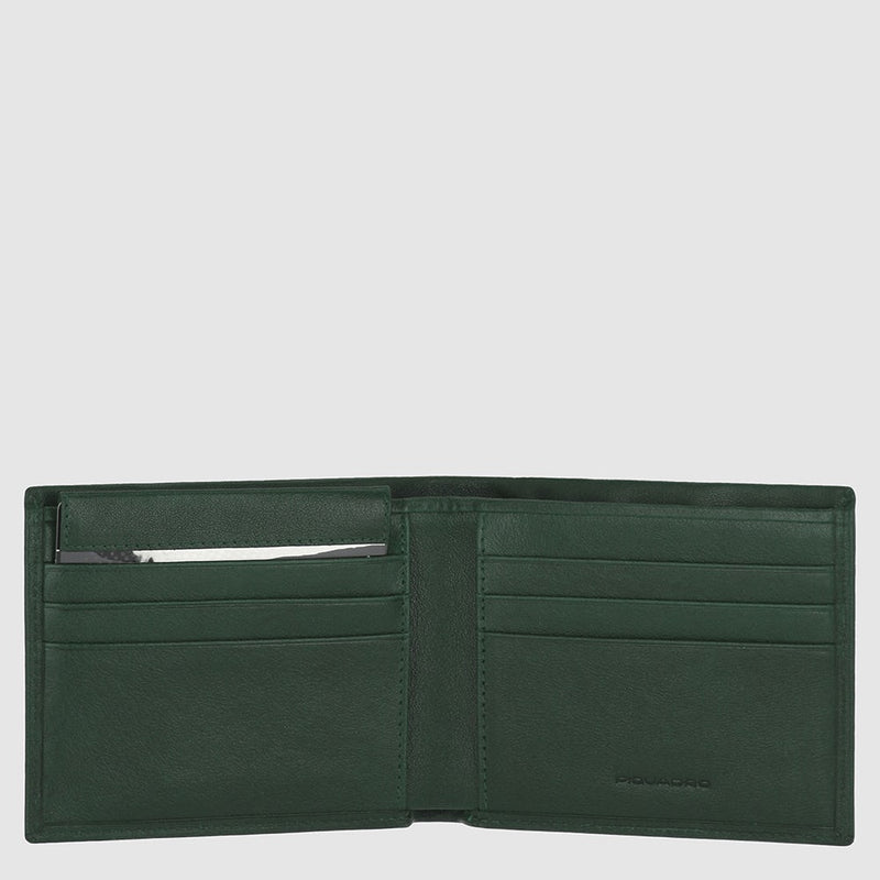 Men’s wallet with removable document facility