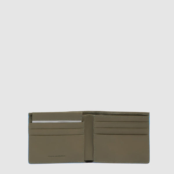 Men’s wallet with removable document facility