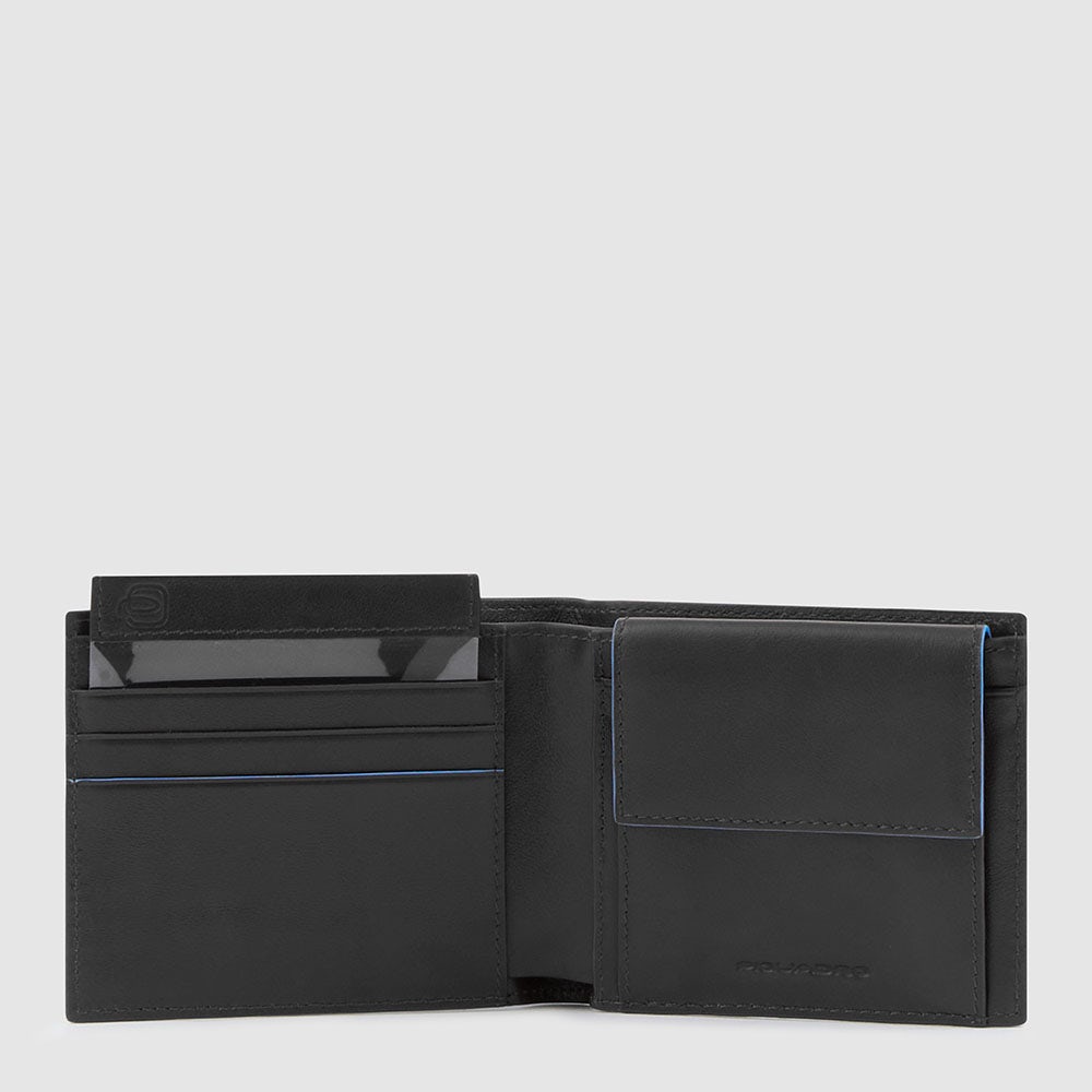 Diloro Men's Leather Wallet Flip ID Coin Section RFID Blocking - DiLoro  Leather