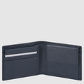 Leather Wallet with Flip-Out ID Holder and RFID Blocking