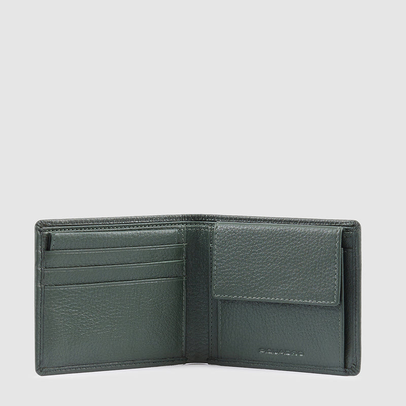 Portefeuille homme avec porte-monnaie, porte-carte