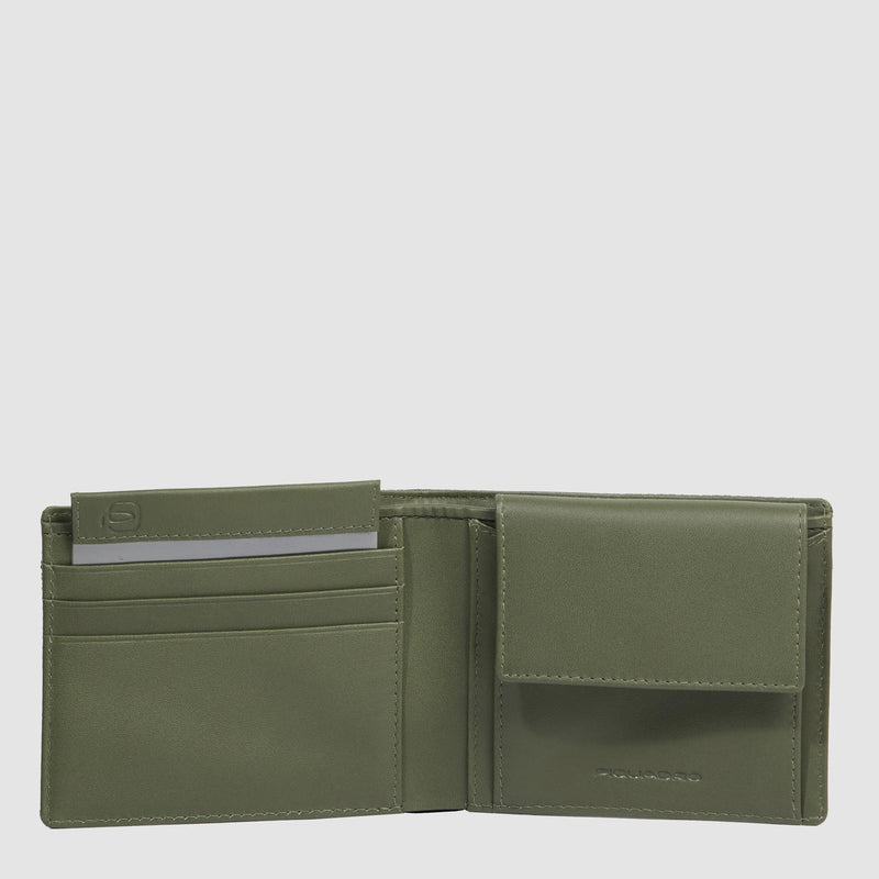 Men’s wallet with coin pocket