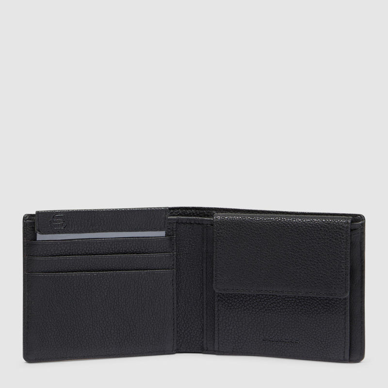 Men’s wallet with coin pocket