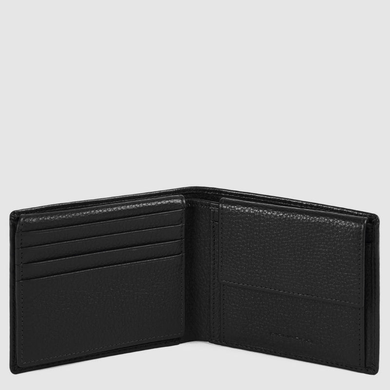 Men’s wallet with flip up ID window, coin pocket