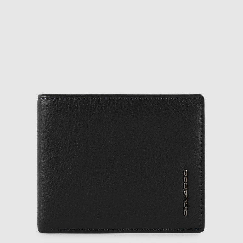 Men’s wallet with flip up ID window, coin pocket