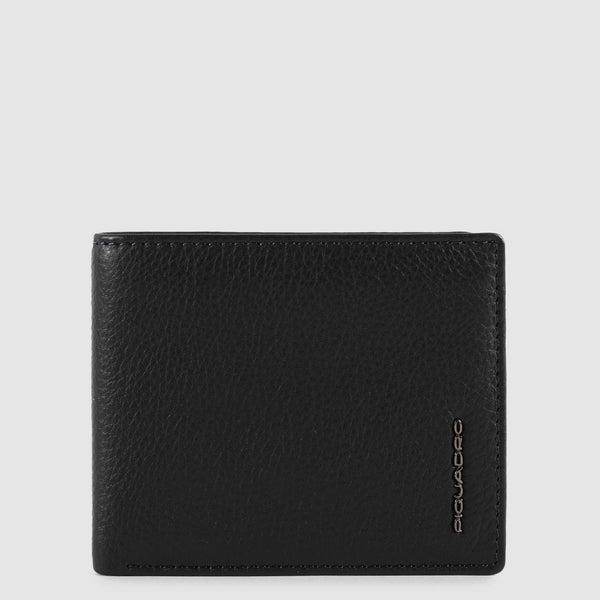 Men’s wallet with flip up ID window, coin pocket