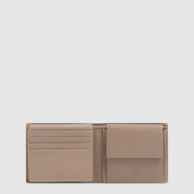 Portefeuille homme en cuir avec porte-CNI