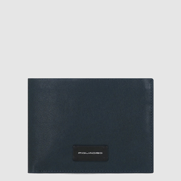 Men’s wallet with zipped coin pocket