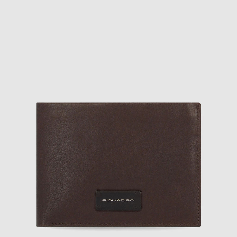 Portefeuille homme avec porte-monnaie zippée