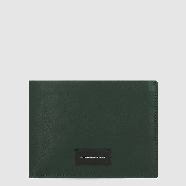 Men’s wallet with zipped coin pocket