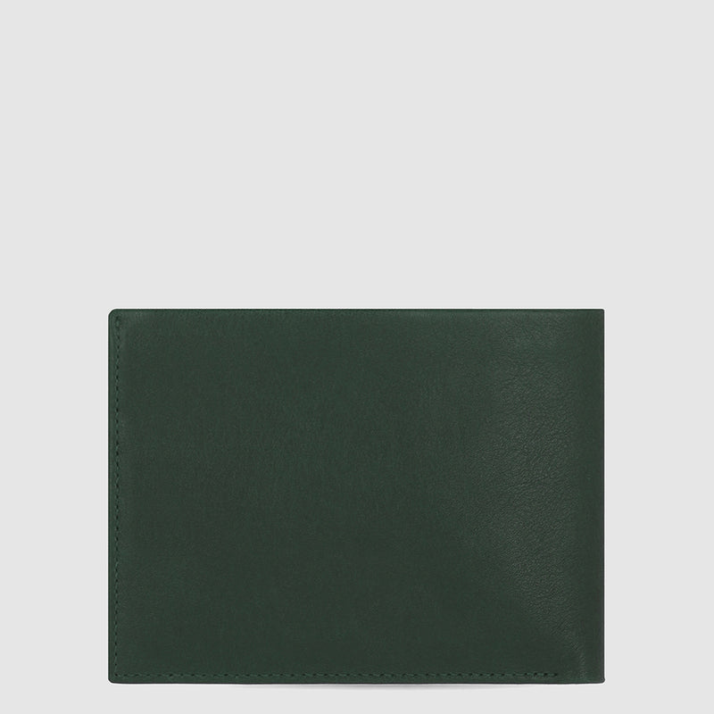 Men’s wallet with zipped coin pocket