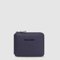 Men's Zip Wallet with 6 Card Slots and RFID Protection
