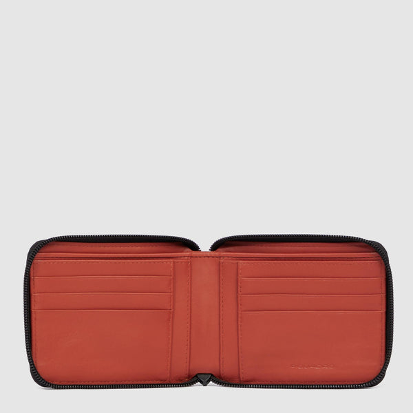 Billetera hombre con cremallera