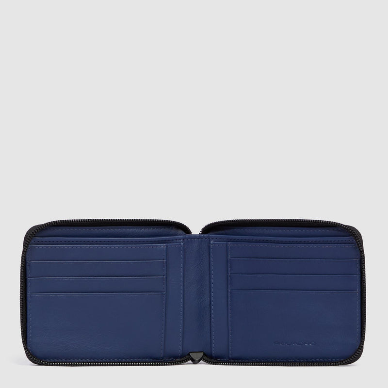 Zip-around men’s wallet