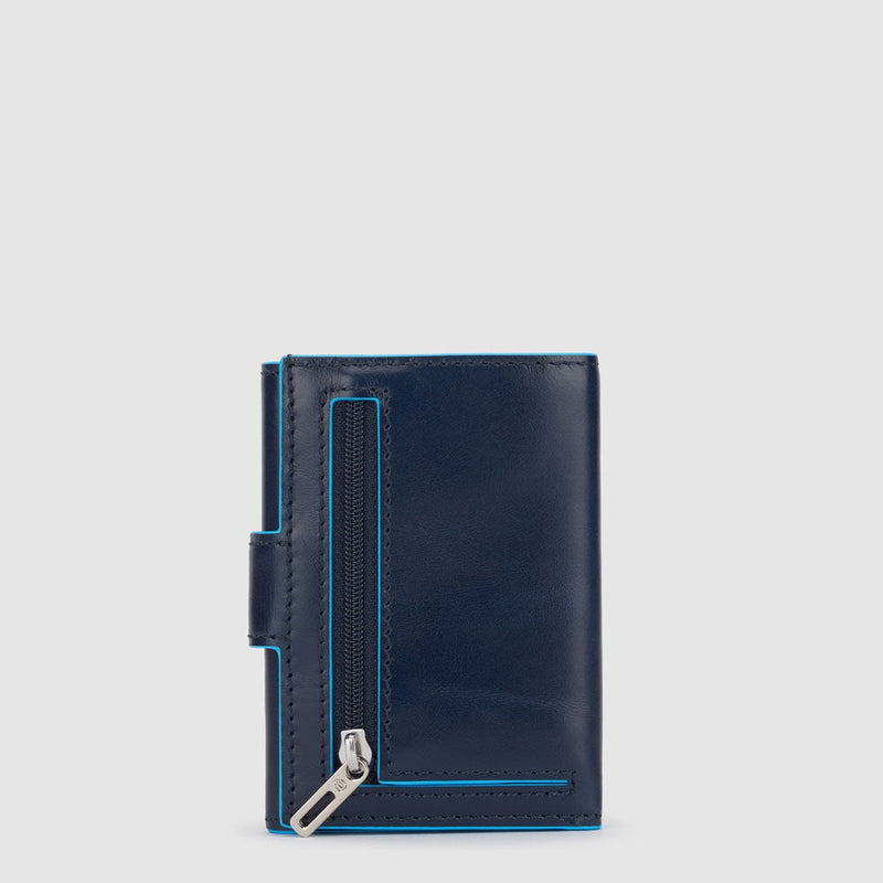 Pocket trifold men's wallet with money pocket