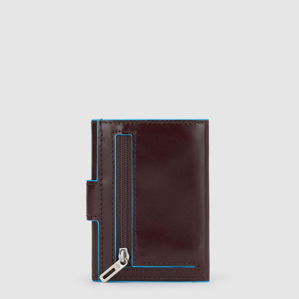 Pocket trifold men's wallet with money pocket