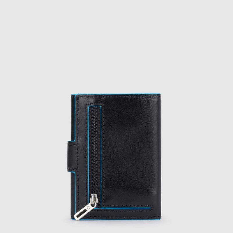 Pocket trifold men's wallet with money pocket