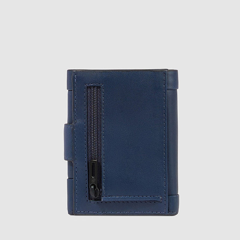 Pocket trifold men's wallet with money pocket