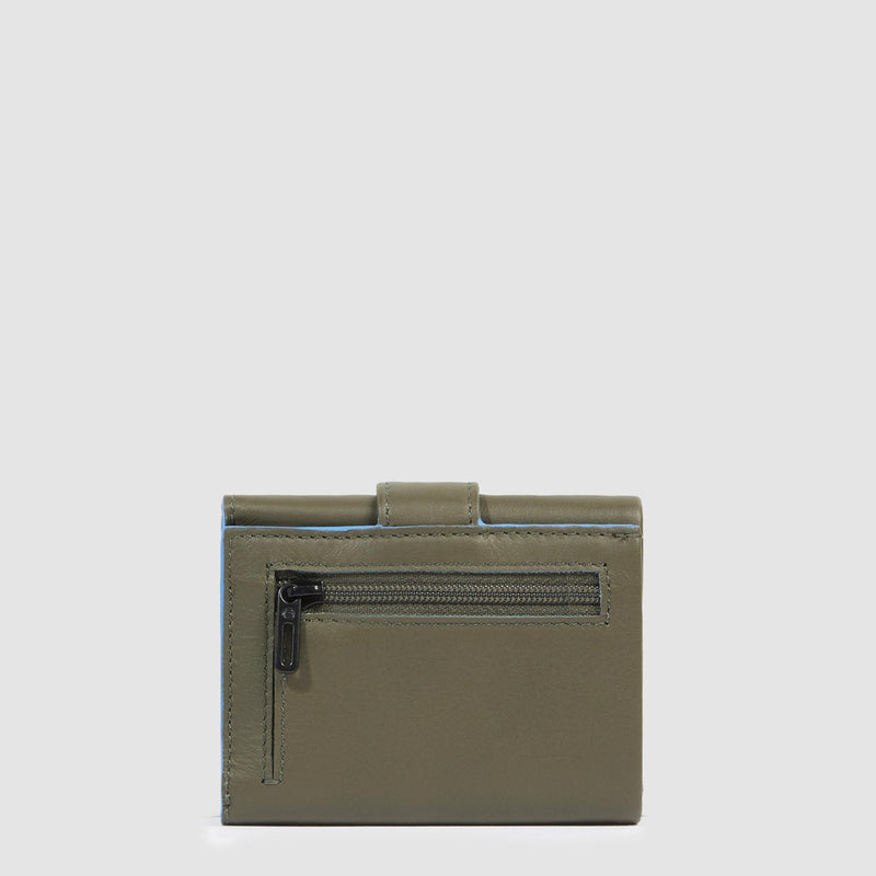 Pocket trifold men's wallet with money pocket