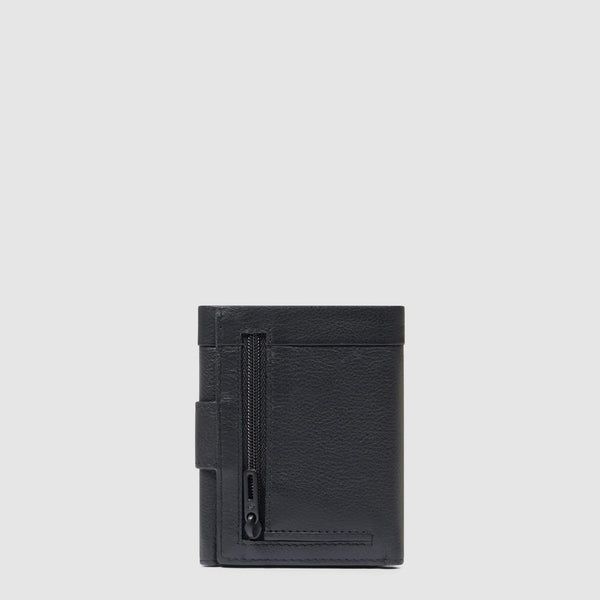 Pocket trifold men's wallet with money pocket