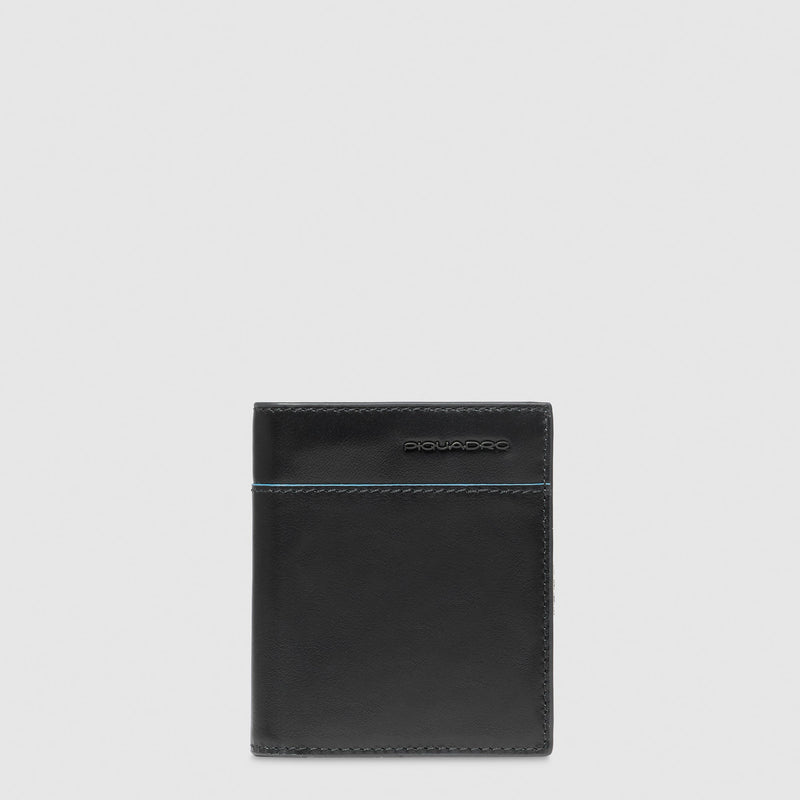 Billetera vertical con monedero hombre