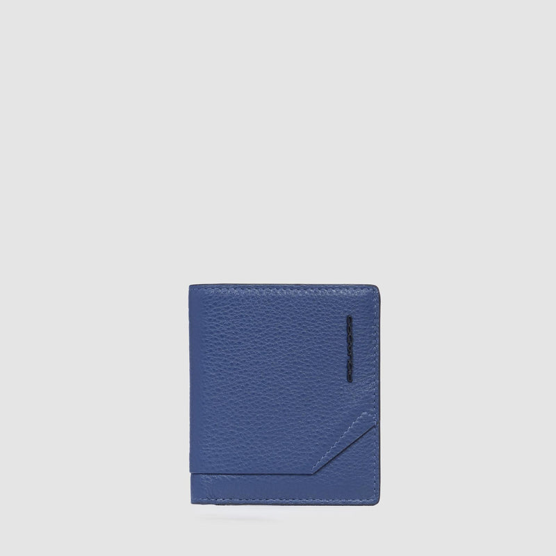 Portefeuille homme vertical avec porte-monnaie