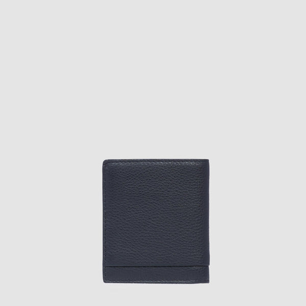Vertical men’s wallet with coin pocket