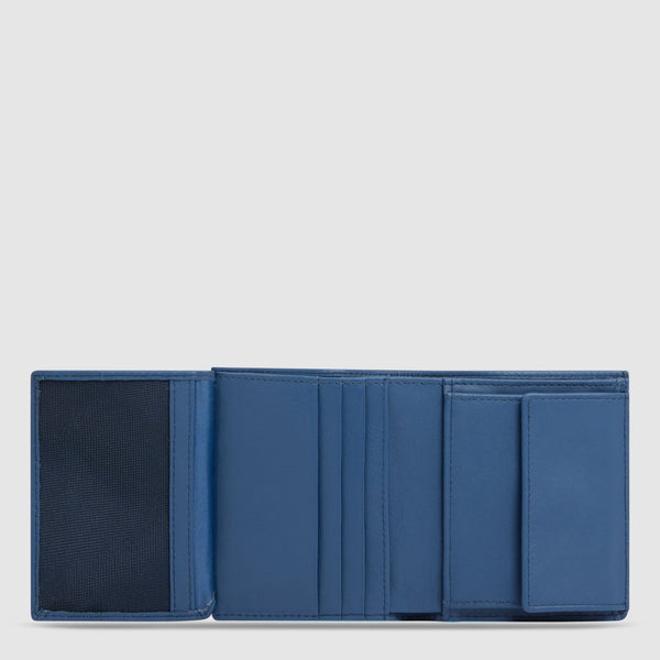 Vertical, trifold men’s wallet with coin pocket - 4