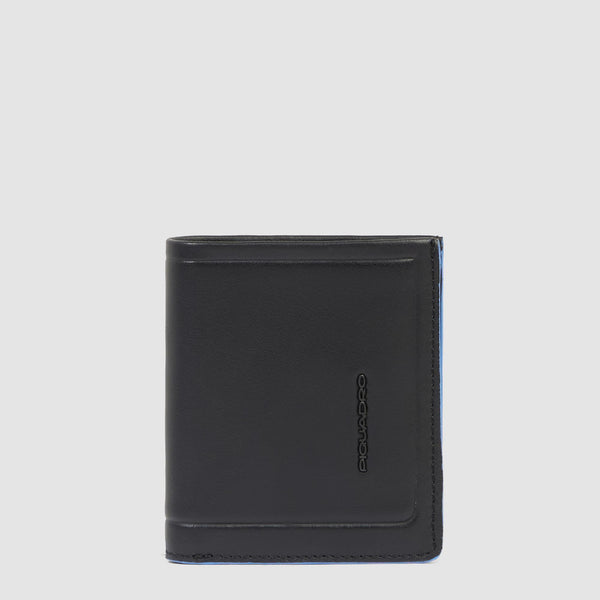 Portefeuille homme vertical avec porte-monnaie