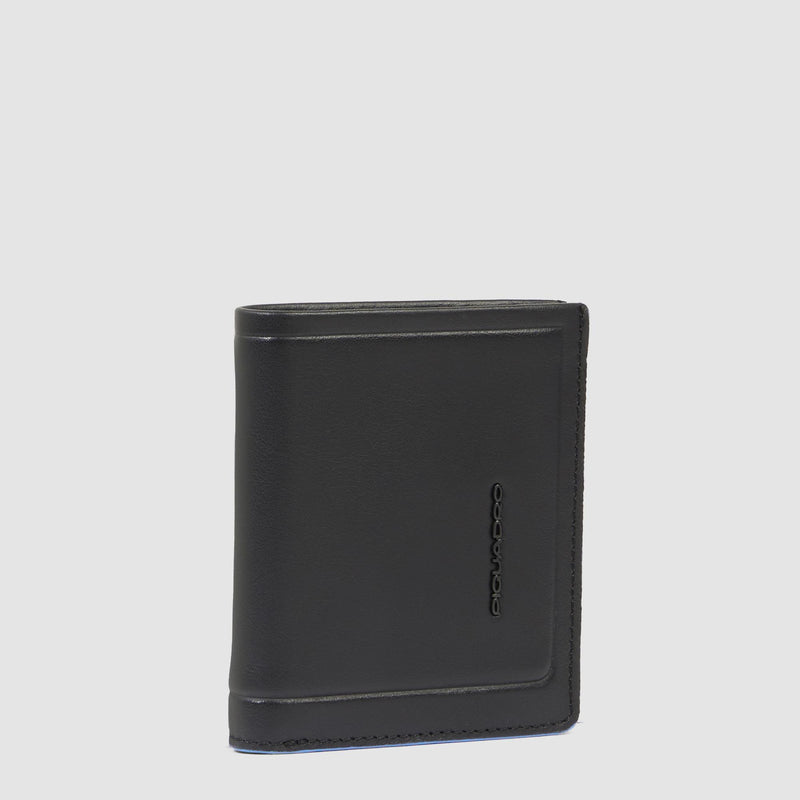Portefeuille homme vertical avec porte-monnaie