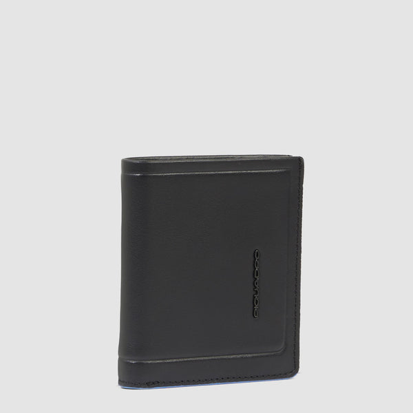 Portefeuille homme vertical avec porte-monnaie