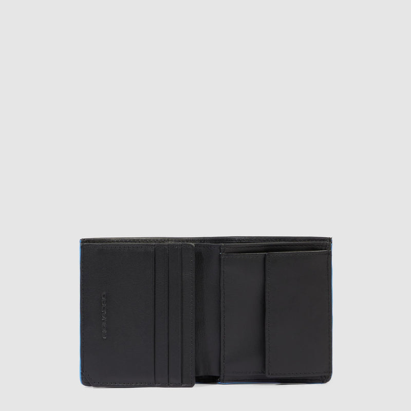 Portefeuille homme vertical avec porte-monnaie