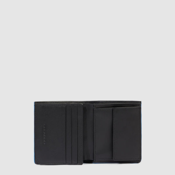Portefeuille homme vertical avec porte-monnaie
