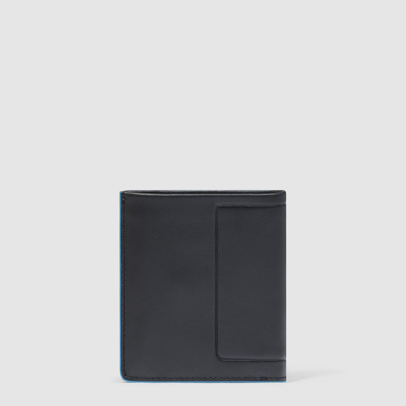 Portefeuille homme vertical avec porte-monnaie