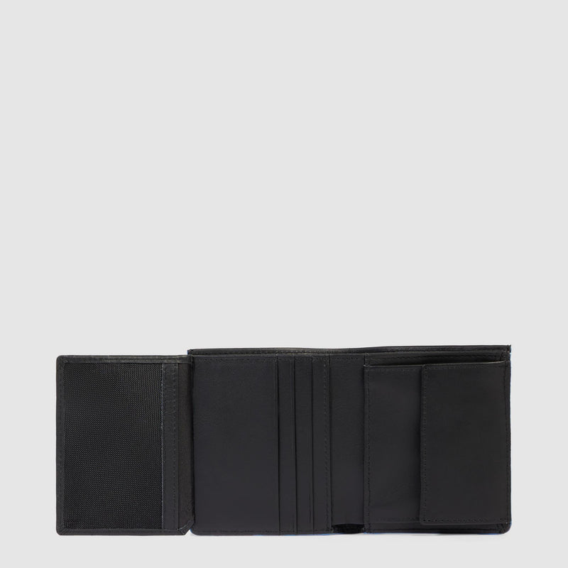 Portefeuille homme vertical avec porte-monnaie