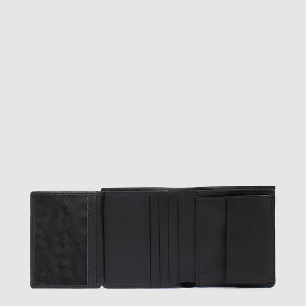 Portefeuille homme vertical avec porte-monnaie