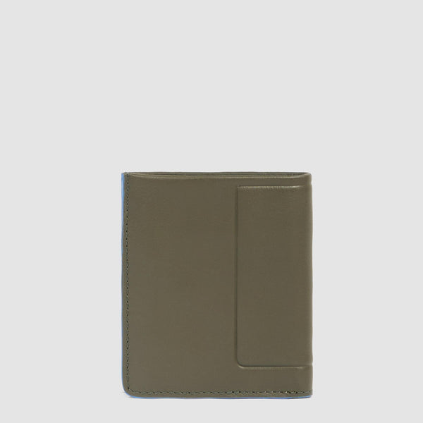 Portefeuille homme vertical avec porte-monnaie