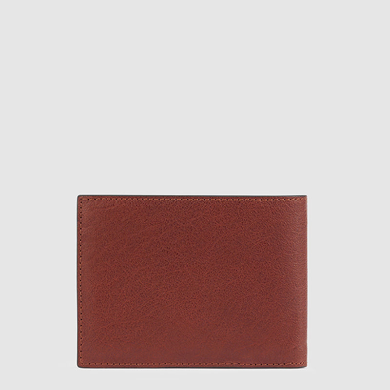 Men's wallet with two banknote compartments