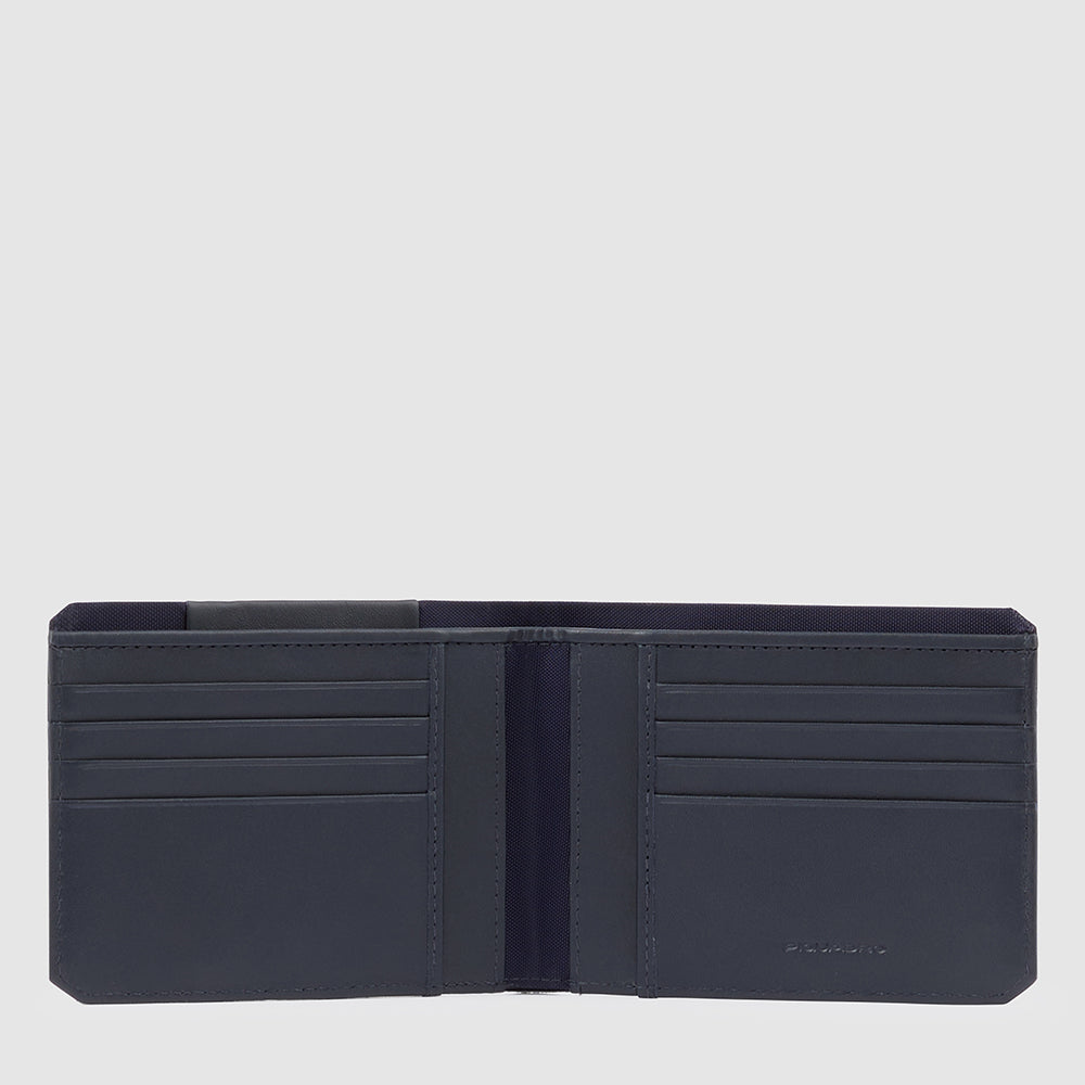 Men's wallet with two banknote compartments