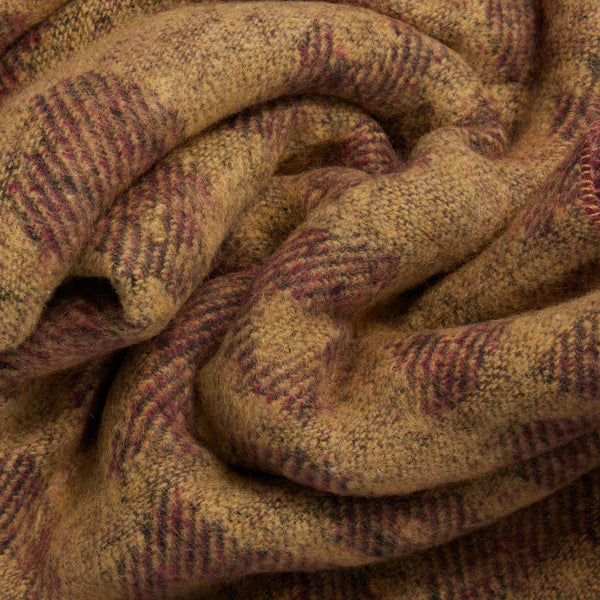 Women's animal print scarf with fringes