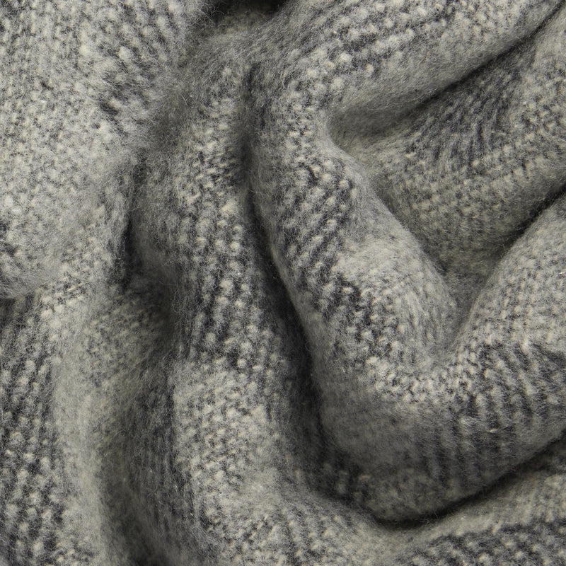 Women's animal print scarf with fringes