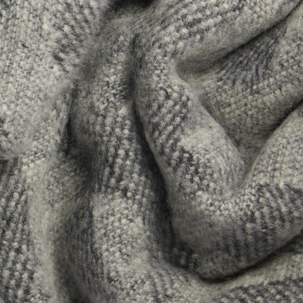 Women's animal print scarf with fringes