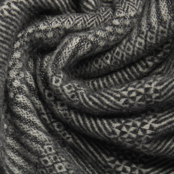 Men's scarf in 100% pure wool