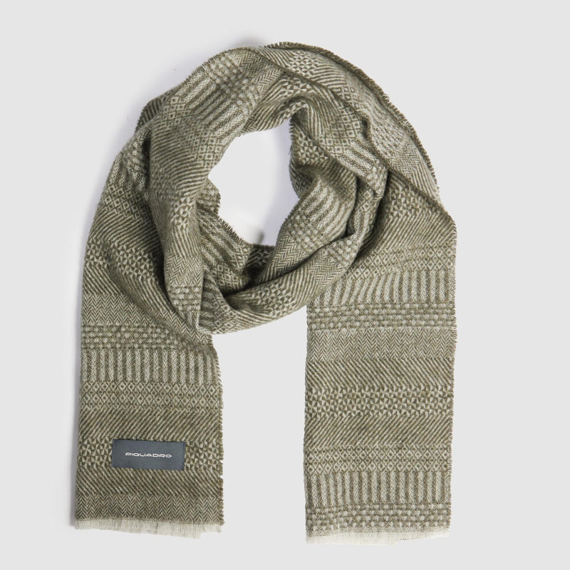 Men's scarf in 100% pure wool