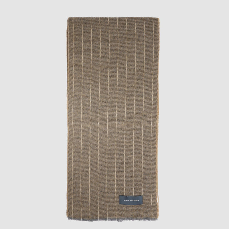 Men's scarf in 100% pure wool